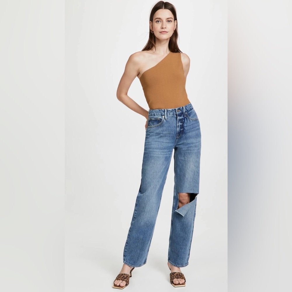 Good American Good 90s Wide Leg Jeans in Blue812
